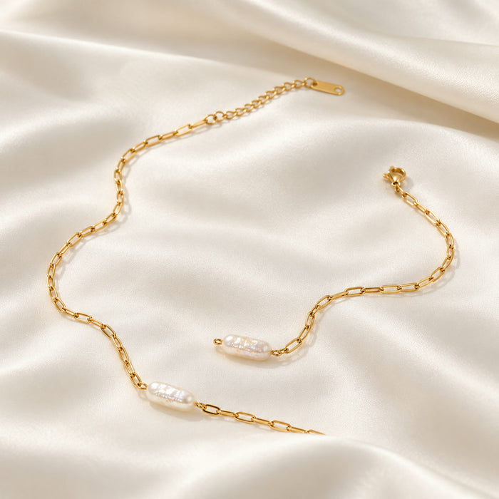 Pearl Link Kette – NOOR GOLD (Foto)