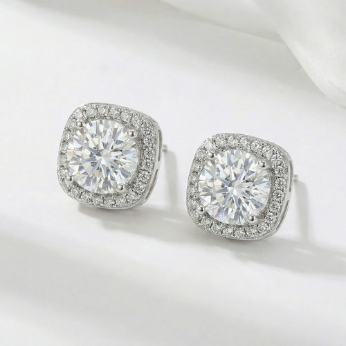 Crowned Crystal Ohrstecker – NOOR GOLD