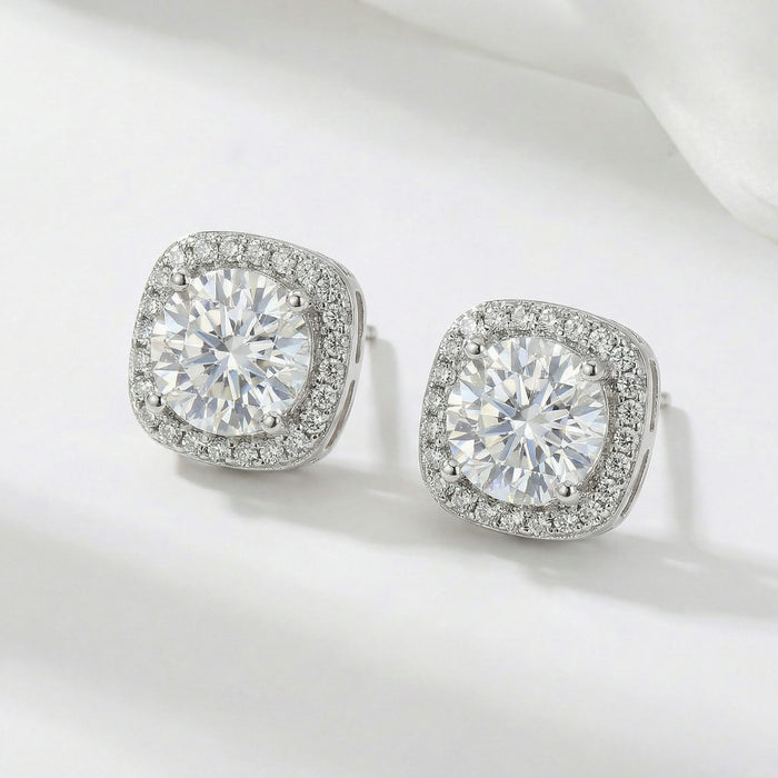 Crowned Crystal Ohrstecker – NOOR GOLD